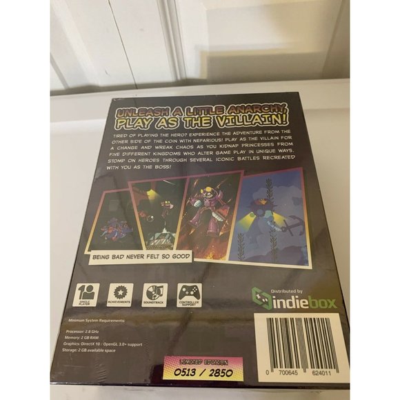 New IndieBox Nefarious‎ New Sealed Complete CIB StarBlade Limited Edition Sealed - Picture 7 of 7